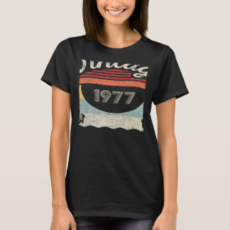 Vintag Geboren 1977 45. Geburtstag 45 Jahre alt T-Shirt