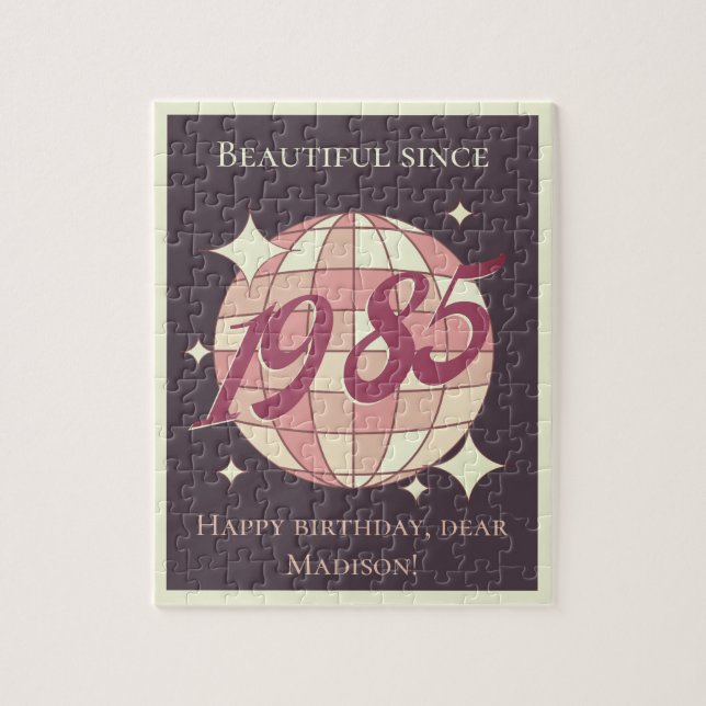 Vintag geboren 1985 40. 39. Geburtstag (Vertikal)