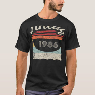 Vintag Geboren 1986 36. Geburtstag 36 Jahre alt T-Shirt