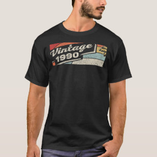 Vintag Geboren 1990 32. Geburtstag 32 Jahre alt 1 T-Shirt