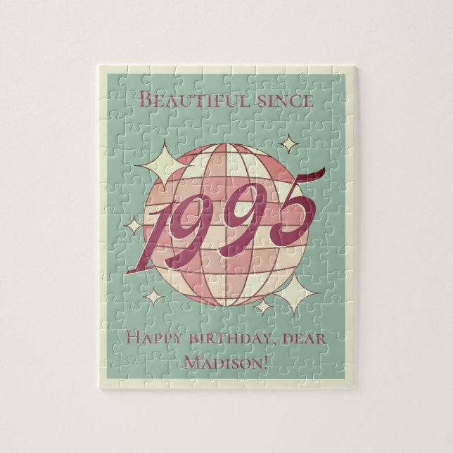 Vintag geboren 1995 30. Geburtstag (Vertikal)