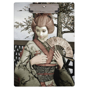 Vintag Geisha Klemmbrett