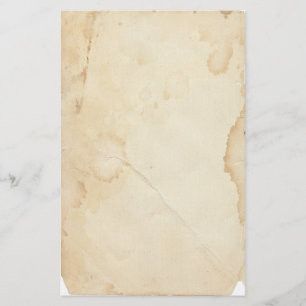 Vintag gelb und fest gestanzt briefpapier
