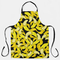 Vintag Gelbe Bananen: Schwarzer Hintergrund