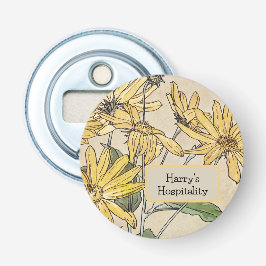 Vintag-Gelbe Ockerfische Flaschenöffner