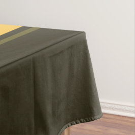 Vintag Gelbe und grüne Streifen Tischdecke