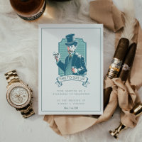 Vintag Gentleman | Trauzeuge Request Card