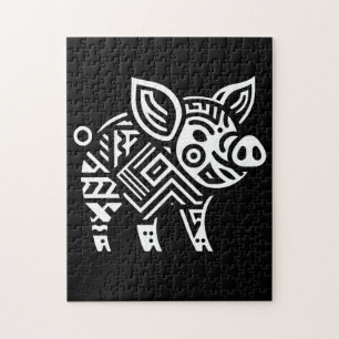 Vintag Geometrisches Tribal ArtVintage Geometrisch