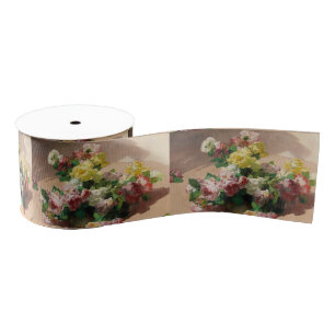 Vintag Georges Jeannin Rose Ripsband