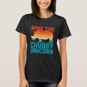 Vintag Gerettet Chubby Unicorns Tier Rhino Cons T-Shirt