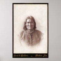Vintag Geronimo Poster