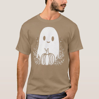 Vintag Ghost Autumn Halloween T-Shirt