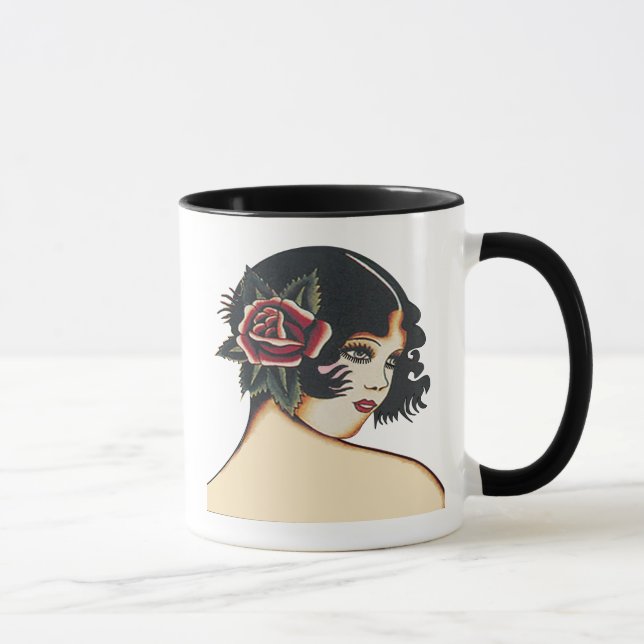 Vintag Girly Girl Tasse (Rechts)