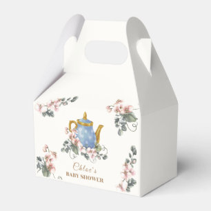Vintag Girly Wildblume Tea Baby Dusche Geschenkschachtel