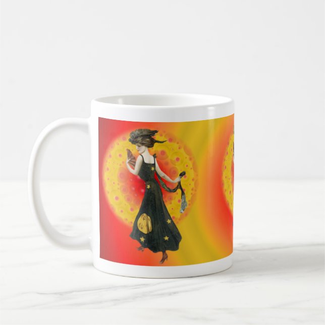 Vintag Glamour Girl Tasse (Links)