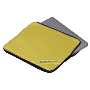 Vintag Gold Solid Color Schlicht Personal Laptopschutzhülle