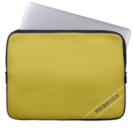 Vintag Gold Solid Color Schlicht Personal Laptopschutzhülle