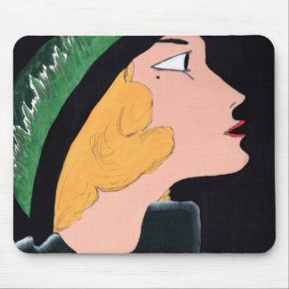 Vintag got den Blick Mousepad