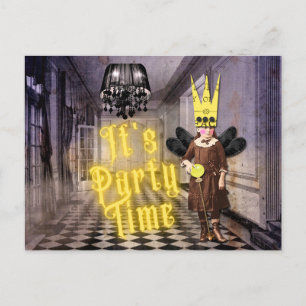 Vintag Goth Halloween-Party Einladung