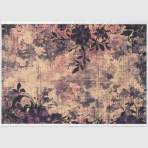 Vintag-Gothic-Dark-Map-Decoupage Print Seidenpapier