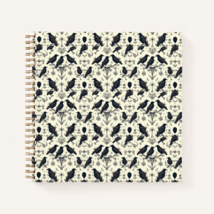 Vintag Gothic Ravens Notizbuch