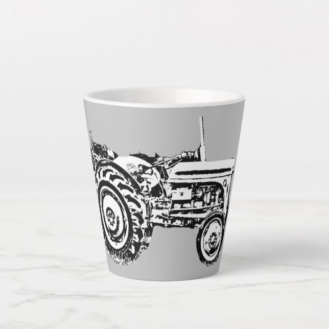 Vintag Graue Massey Gigant Coffee Milchtasse (Vorderseite)