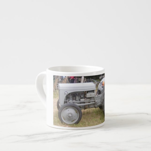 Vintag-Grauschnecke Espressotasse (Vorderseite Links)