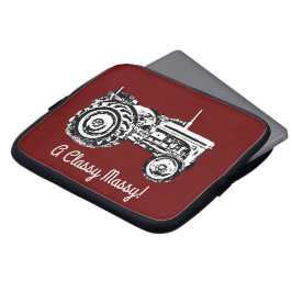 Vintag-Grauschnecke Laptopschutzhülle