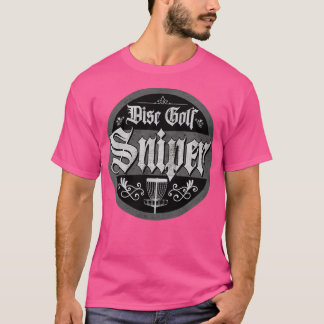 Vintag Gray Disk Golf Sniper T-Shirt