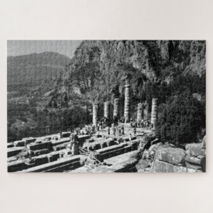 Vintag Griechenland Delphi Apollo Temple