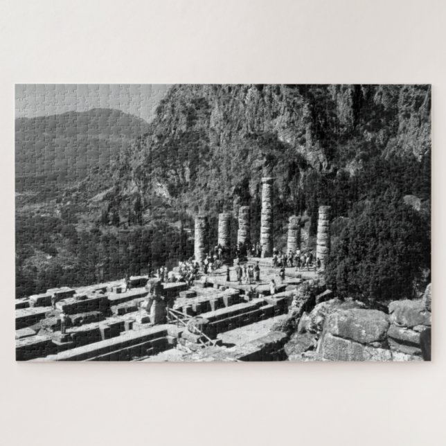 Vintag Griechenland Delphi Apollo Temple (Horizontal)