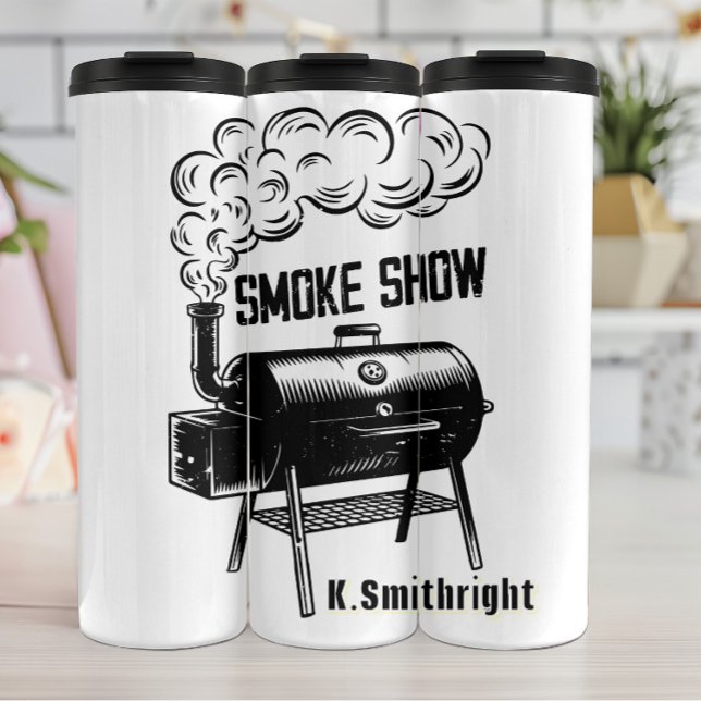 Vintag Grill Barbeque Smoke Show Thermosbecher (Von Creator hochgeladen)