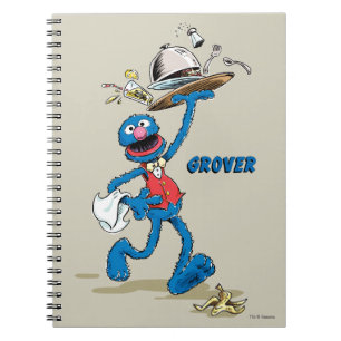 Vintag Grover the Kellner Notizblock