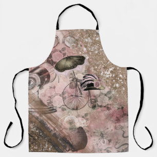 Vintag Grunge Steampunk Glam Viktorianisch Hat Schürze