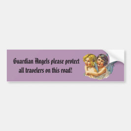 Vintag Guardian Angels Autoaufkleber