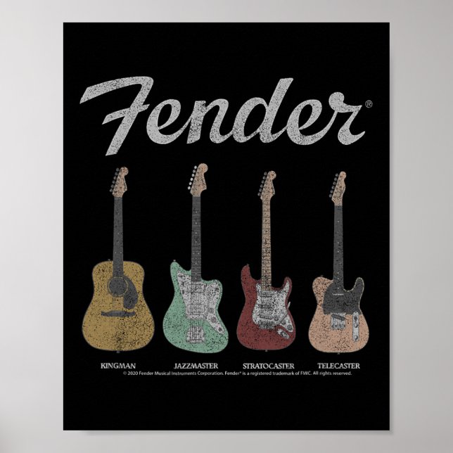 Vintag Guitar Lineup Poster (Vorne)