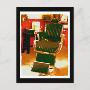 Vintag Hair Salon Postkarte