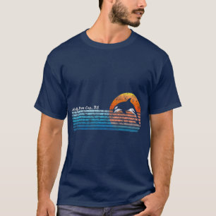 Vintag Halb Moon Cay Bahamas Retro 80er Orka T-Shirt