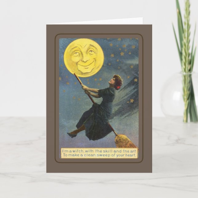 Vintag Halloween Karte (Vorderseite)