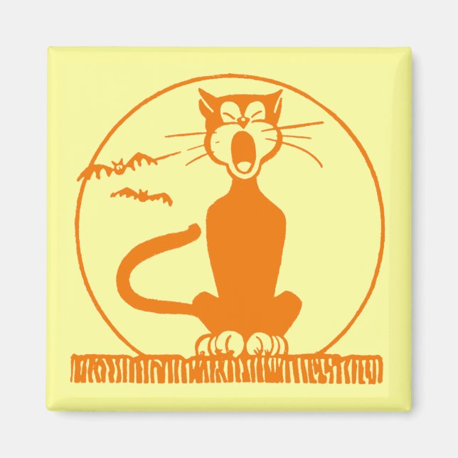 Vintag Halloween Magnet (Vorne)