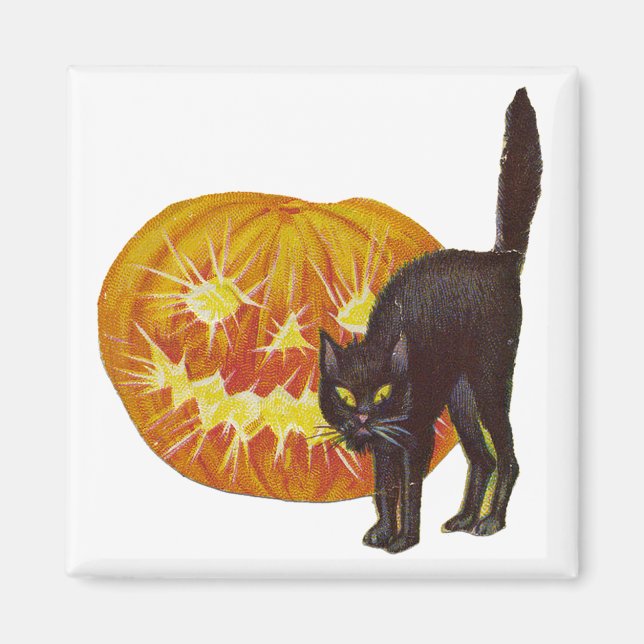 Vintag Halloween Magnet (Vorne)