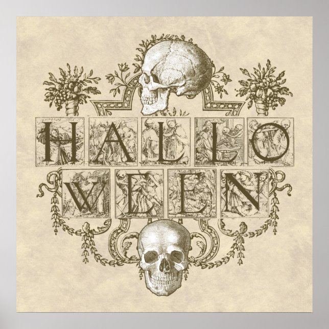 Vintag Halloween Poster (Vorne)