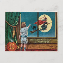 Vintag Halloween Postkarte
