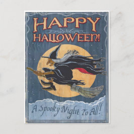 Vintag Halloween Postkarte