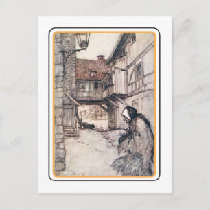 Vintag Halloween Postkarte