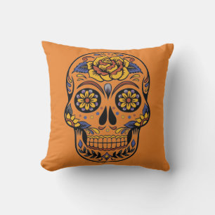 Vintag Halloween Skull Kissen