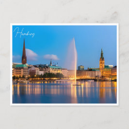 Vintag Hamburg Deutschland Elbphilharmonie Travel Postkarte