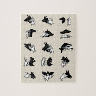 Vintag Hand Puppet Shadow Games