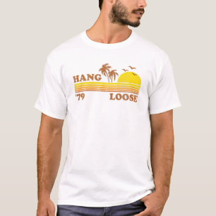 Vintag Hang Loose Surfstrand Retro Sunset Surf T-Shirt