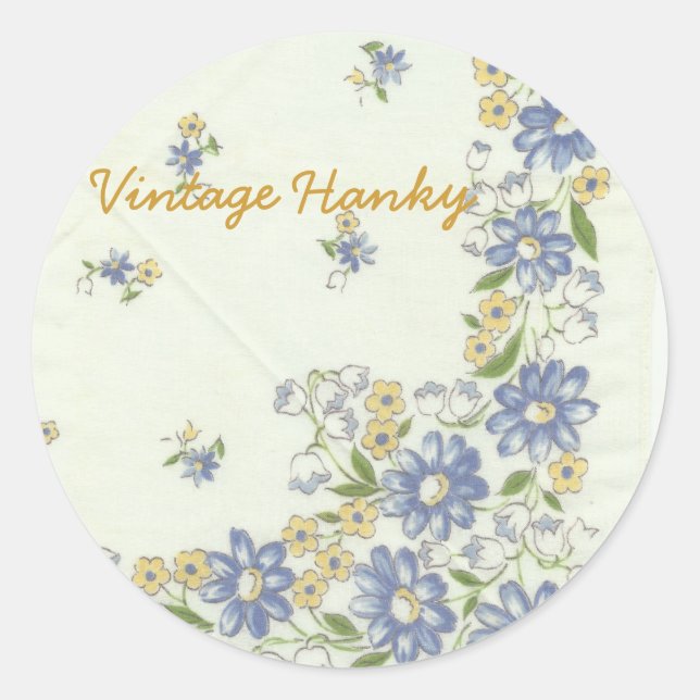 Vintag Hanky Stickers (Vorderseite)